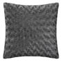 Voir la diapositive 1 : ATMOSPHERA Coussin Imitation Fourrure  Bouclée  45x45cm Gris