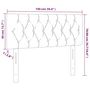Voir la diapositive 6 : VIDAXL Tete de lit a LED Bleu 100x7x78/88 cm Tissu
