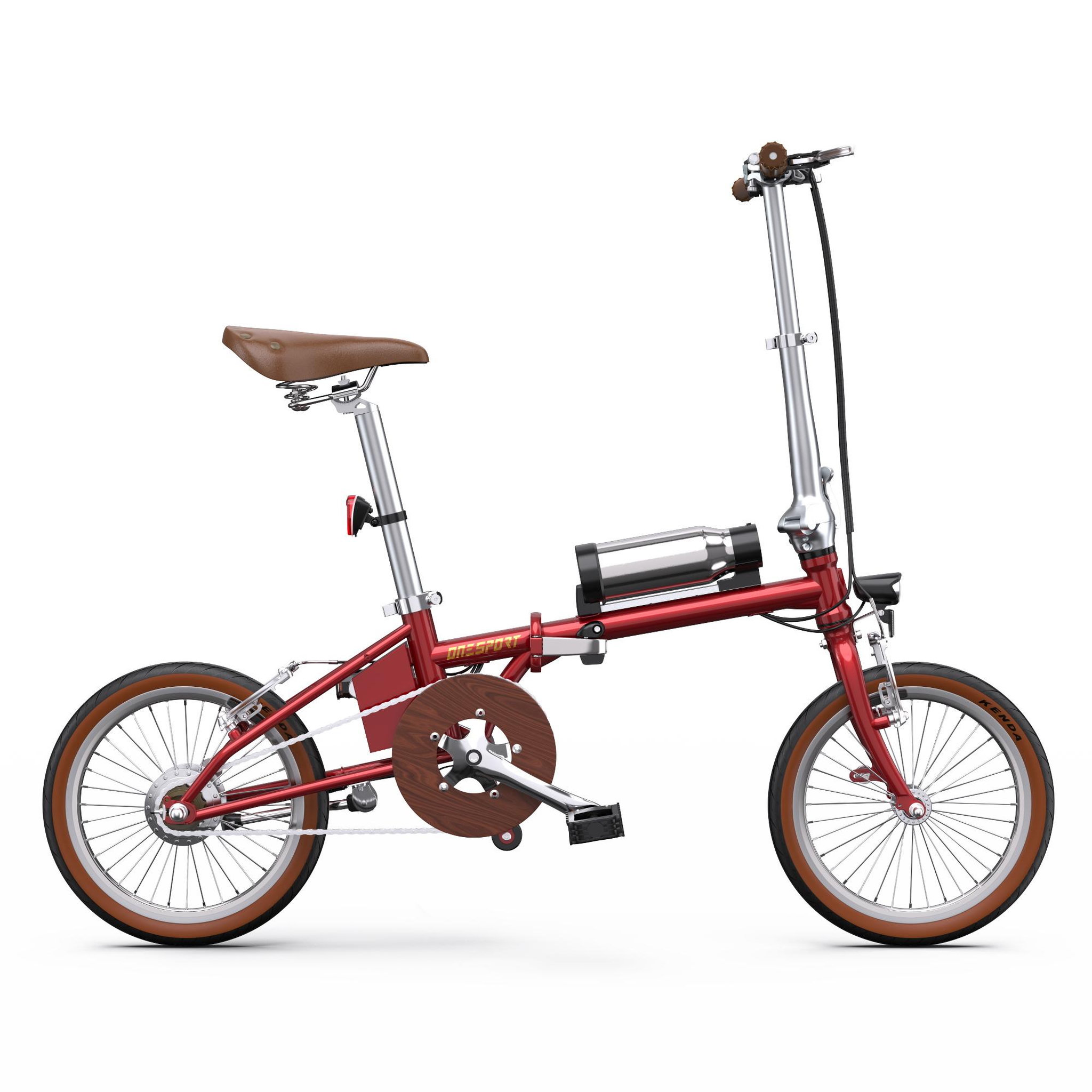 Voir la diapositive 3 : ONESPORT Vélo électrique compact ONESPORT OT02