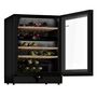 Voir la diapositive 3 : BOSCH Cave à vin 44 bouteilles double zone noir - KWK16ABGB