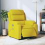 Voir la diapositive 1 : VIDAXL Fauteuil inclinable de massage electrique jaune velours