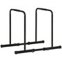 Voir la diapositive 1 : HOMCOM Barres à dips réglables - acier - 102x65x90cm - noir