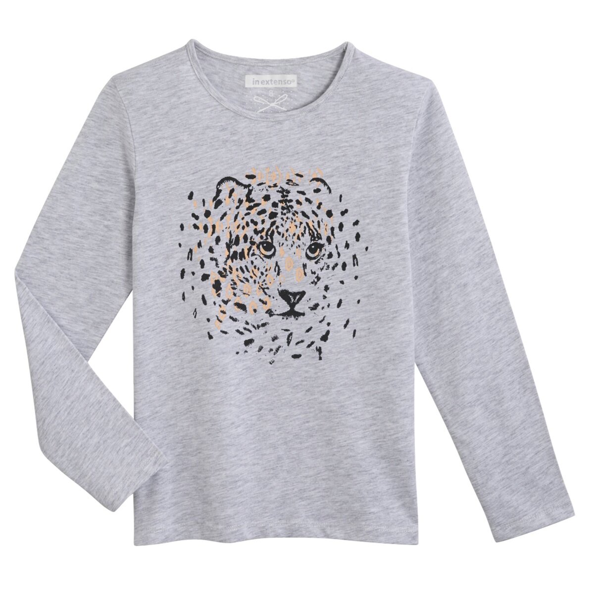 IN EXTENSO Tee-shirt manches longues imprimé tigre fille