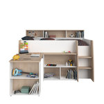 Lit combiné mi hauteur sommier inclus 90x200cm GREG