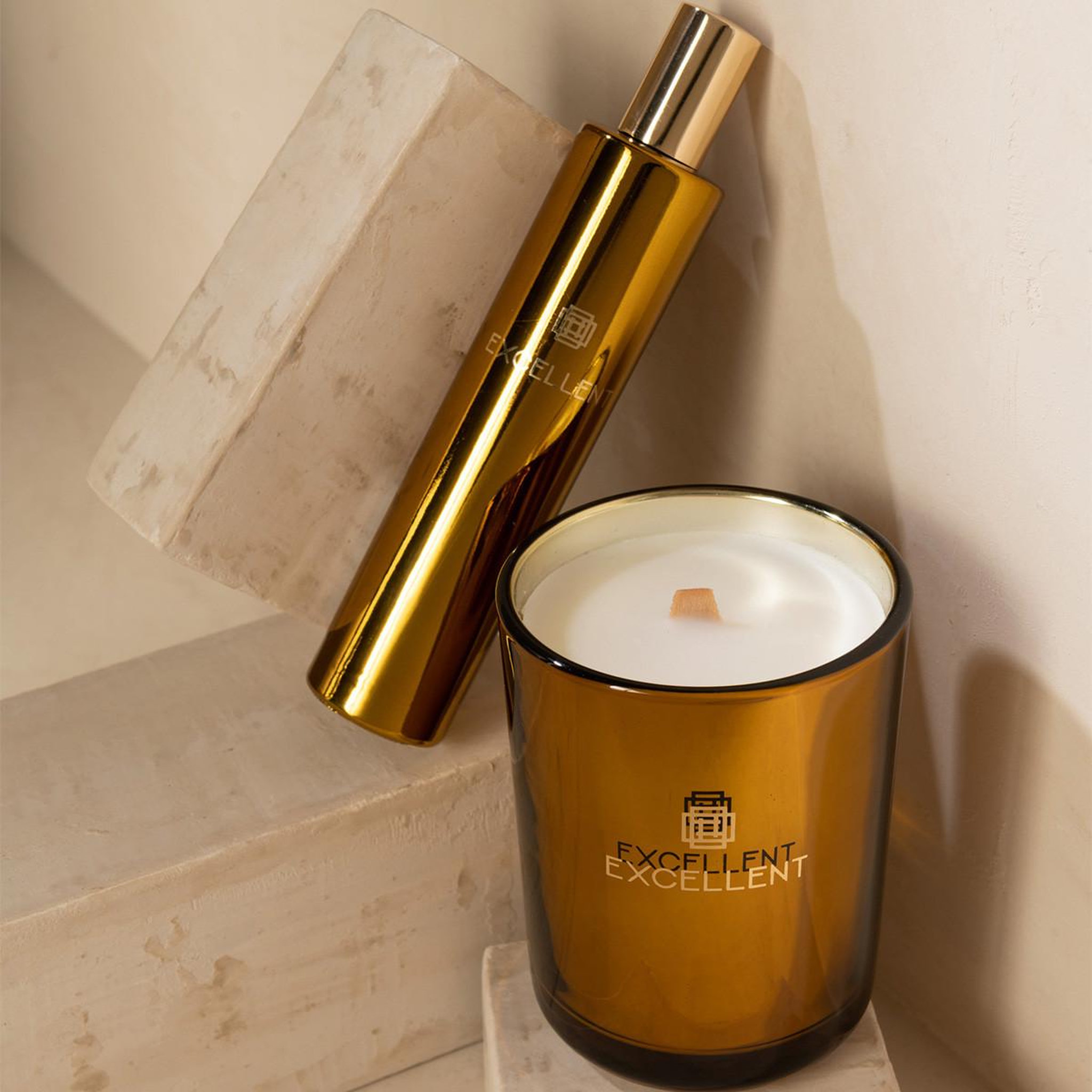 Voir la diapositive 3 : J-LINE Parfum d'ambiance  excellent  50ml golden honey ocre