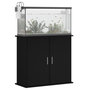 Voir la diapositive 4 : VIDAXL Support pour aquarium noir 81x36x73 cm bois d ingénierie