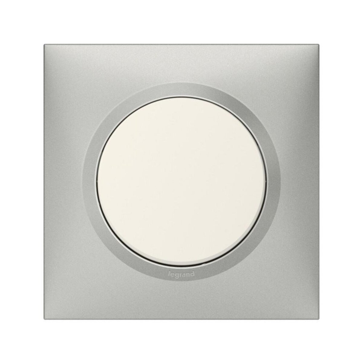 Legrand Plaque simple Dooxie, LEGRAND, aluminium