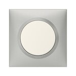 Legrand Plaque simple Dooxie, LEGRAND, aluminium
