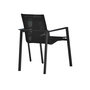 Voir la diapositive 3 : DCB GARDEN Fauteuil de jardin empilable en aluminium MIAMI - Gris anthracite
