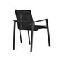 Voir la diapositive 3 : DCB GARDEN Fauteuil de jardin empilable en aluminium MIAMI - Gris anthracite