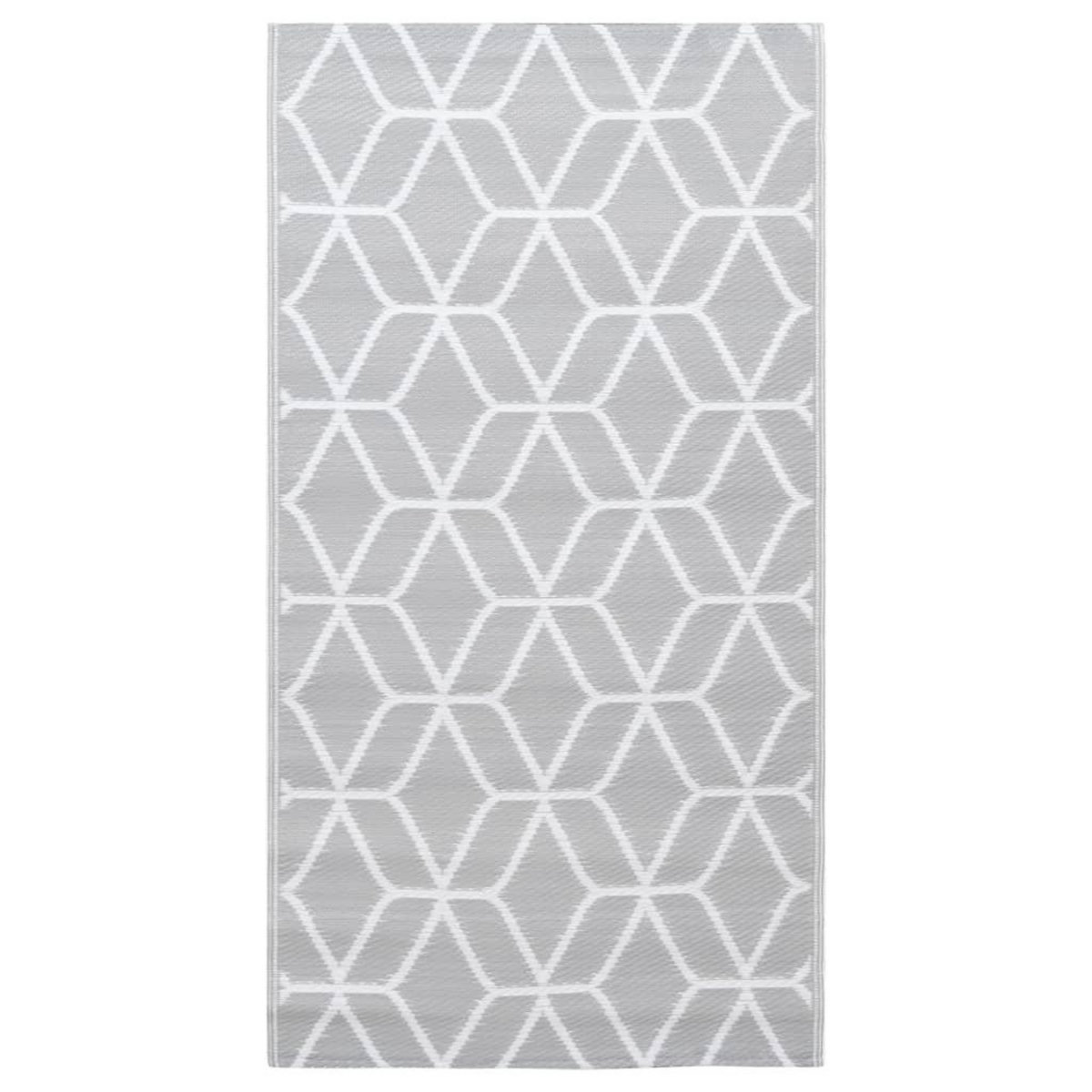 VIDAXL Tapis d'exterieur ARAKIL Gris 190x290 cm PP