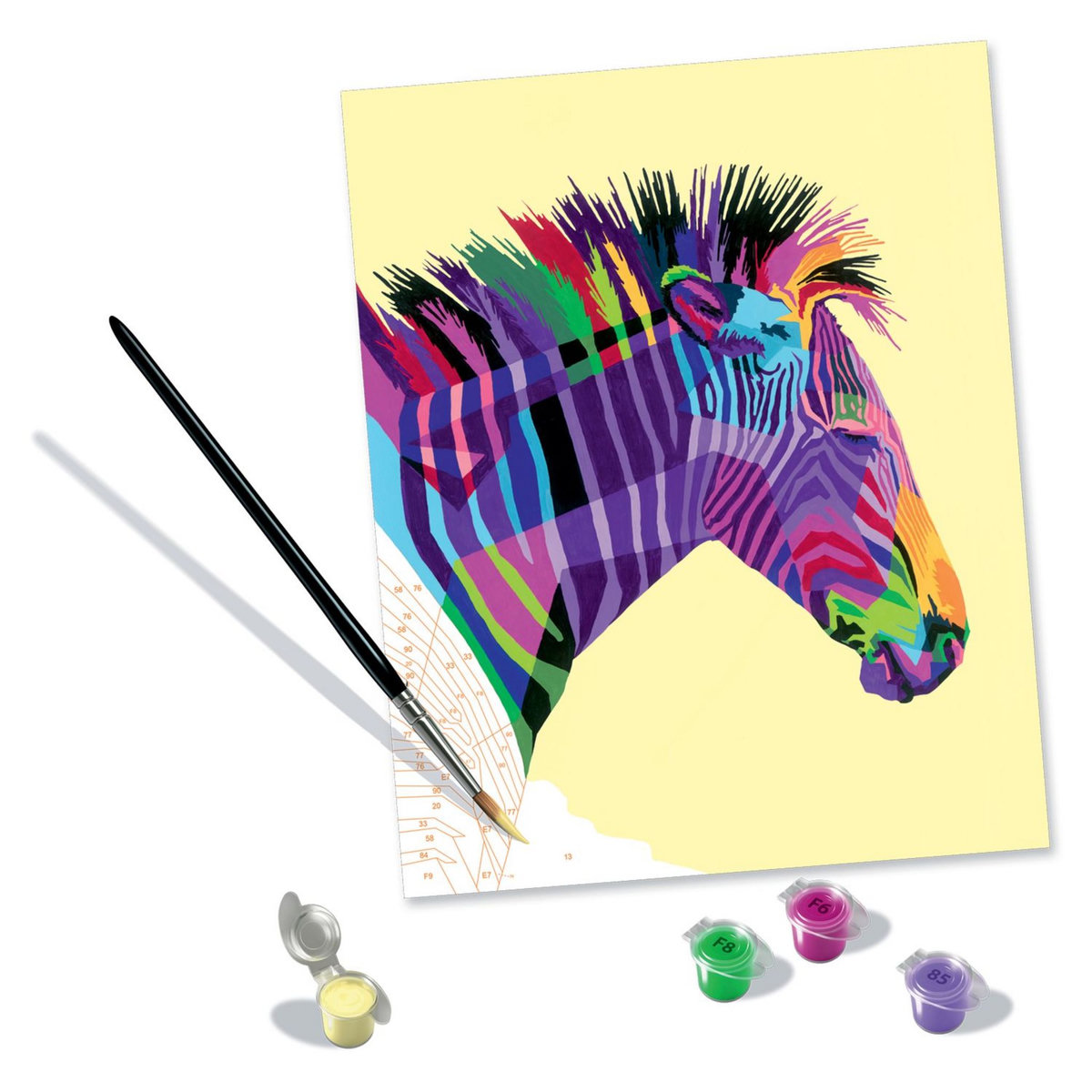 RAVENSBURGER Tableau Zèbre- 24x30 cm - CreArt