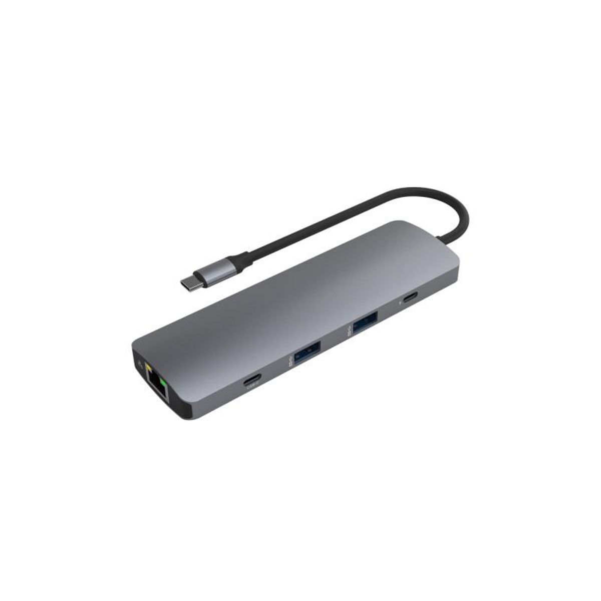 TNB Adaptateur et convertisseur Tnb HUB USB C 9 EN 1 ICLIK GRIS SIDERAL