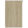 Voir la diapositive 5 : VIDAXL Armoire a tiroirs Chene sonoma 40x50x76 cm Bois d'ingenierie