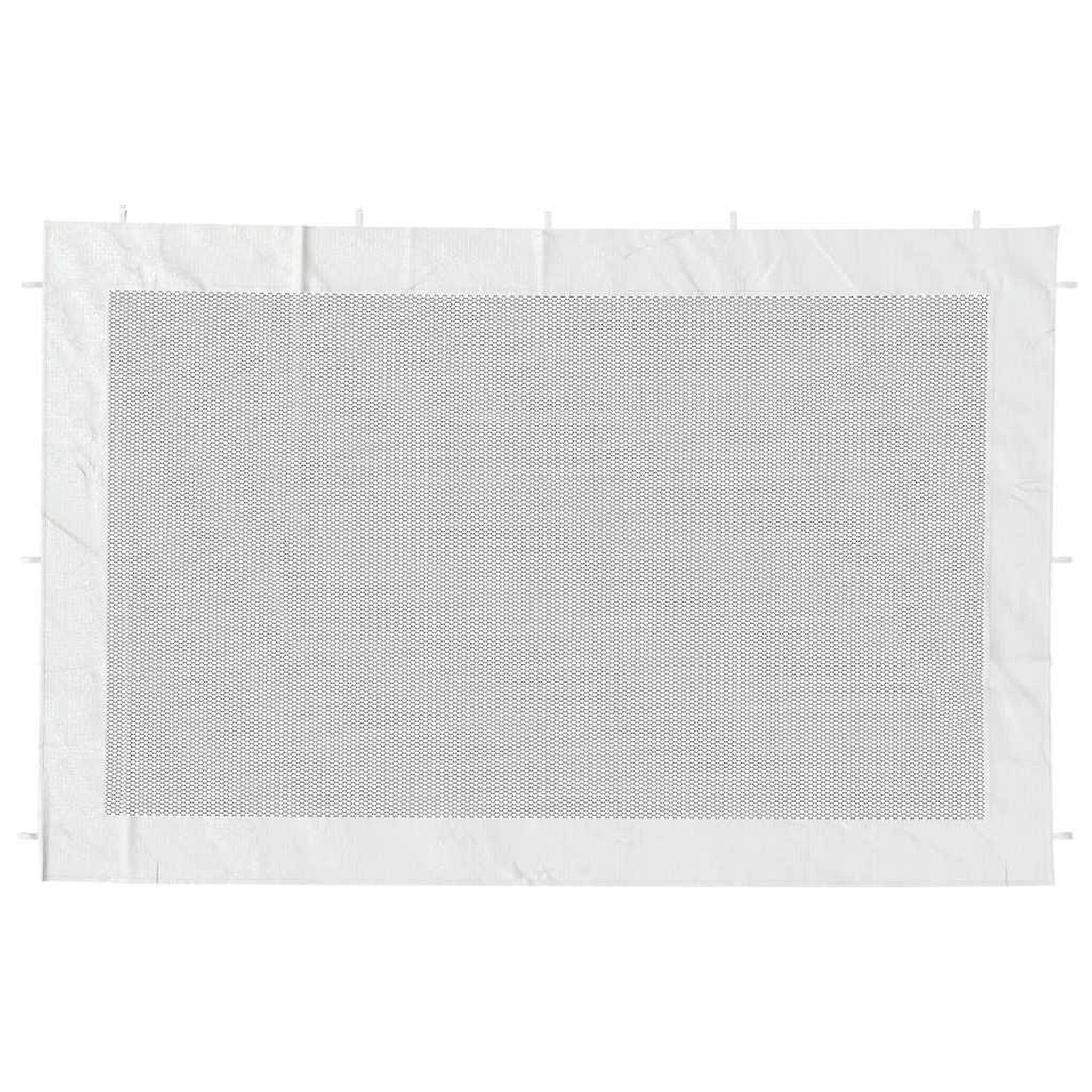 Voir la diapositive 3 : VIDAXL Paroi de tente de reception 2 pcs maille blanc et noir