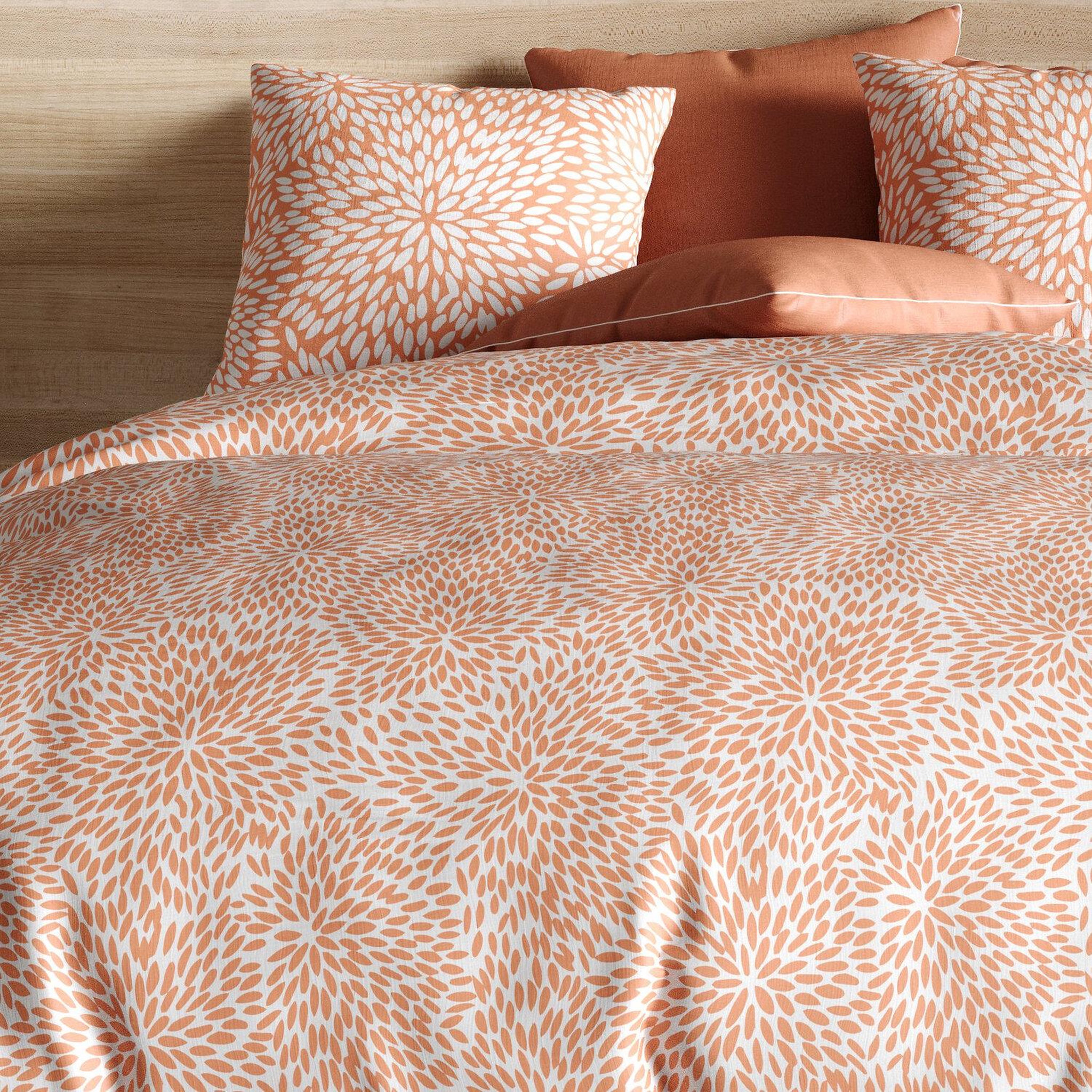 Voir la diapositive 3 : Les Ateliers du Linge Parure housse de couette 100%polyester 60gsm, lantana