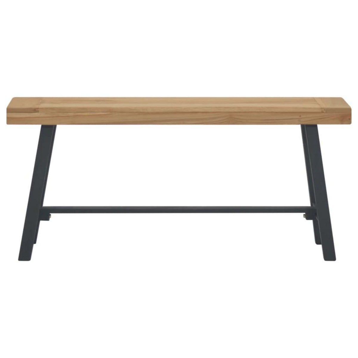 VIDAXL Banc 110 cm Bois massif de teck