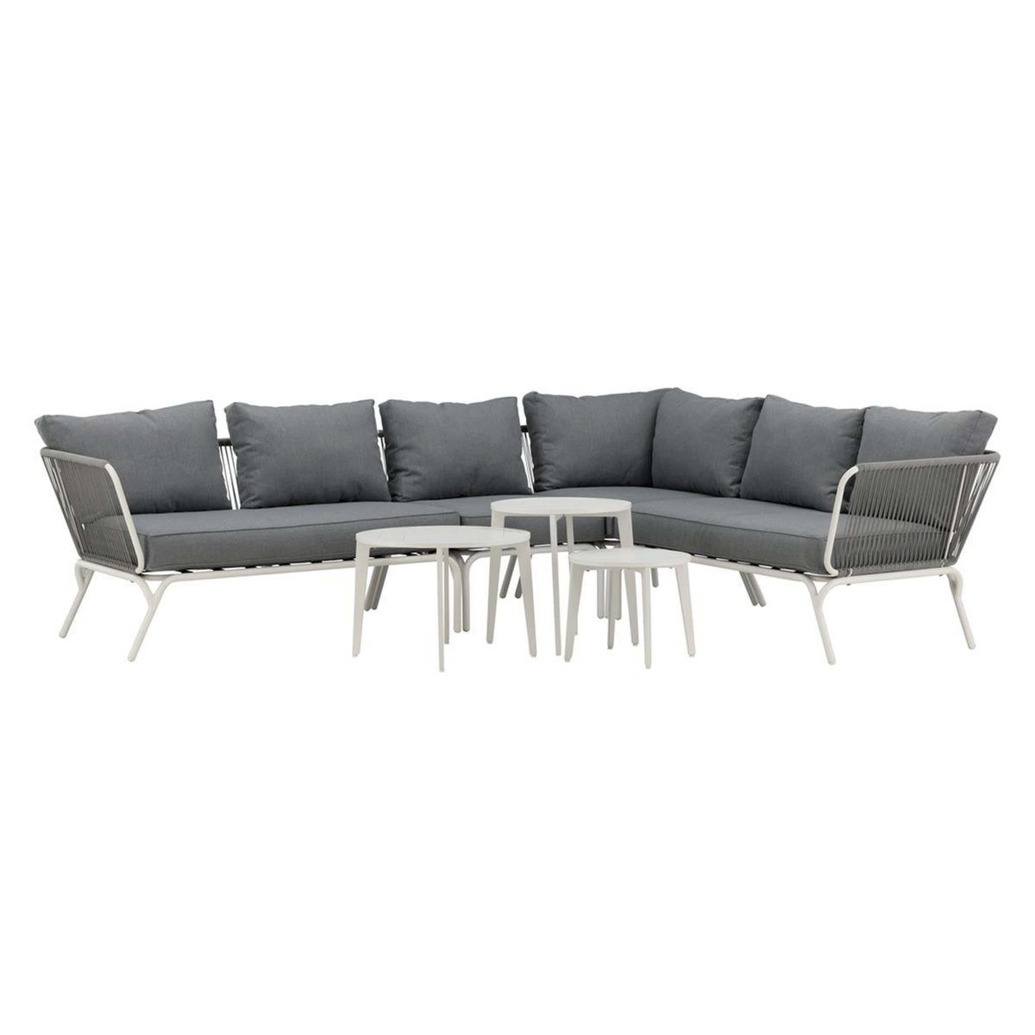 Paris Prix Salon d'angle de jardin  roxo  283cm blanc