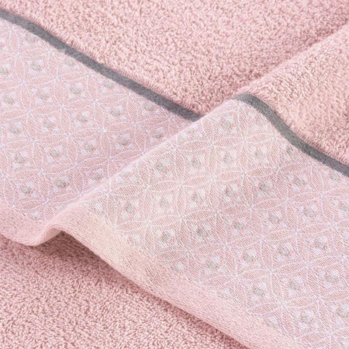 Paris Prix Drap de Bain Jacquard  Belina  90x150cm Rose