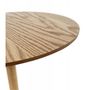 Voir la diapositive 3 : Paris Prix Table d'Appoint Design  Rhoda  40cm Naturel & Blanc