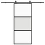 Voir la diapositive 2 : VIDAXL Porte coulissante avec kit de quincaillerie noir 90x205 cm