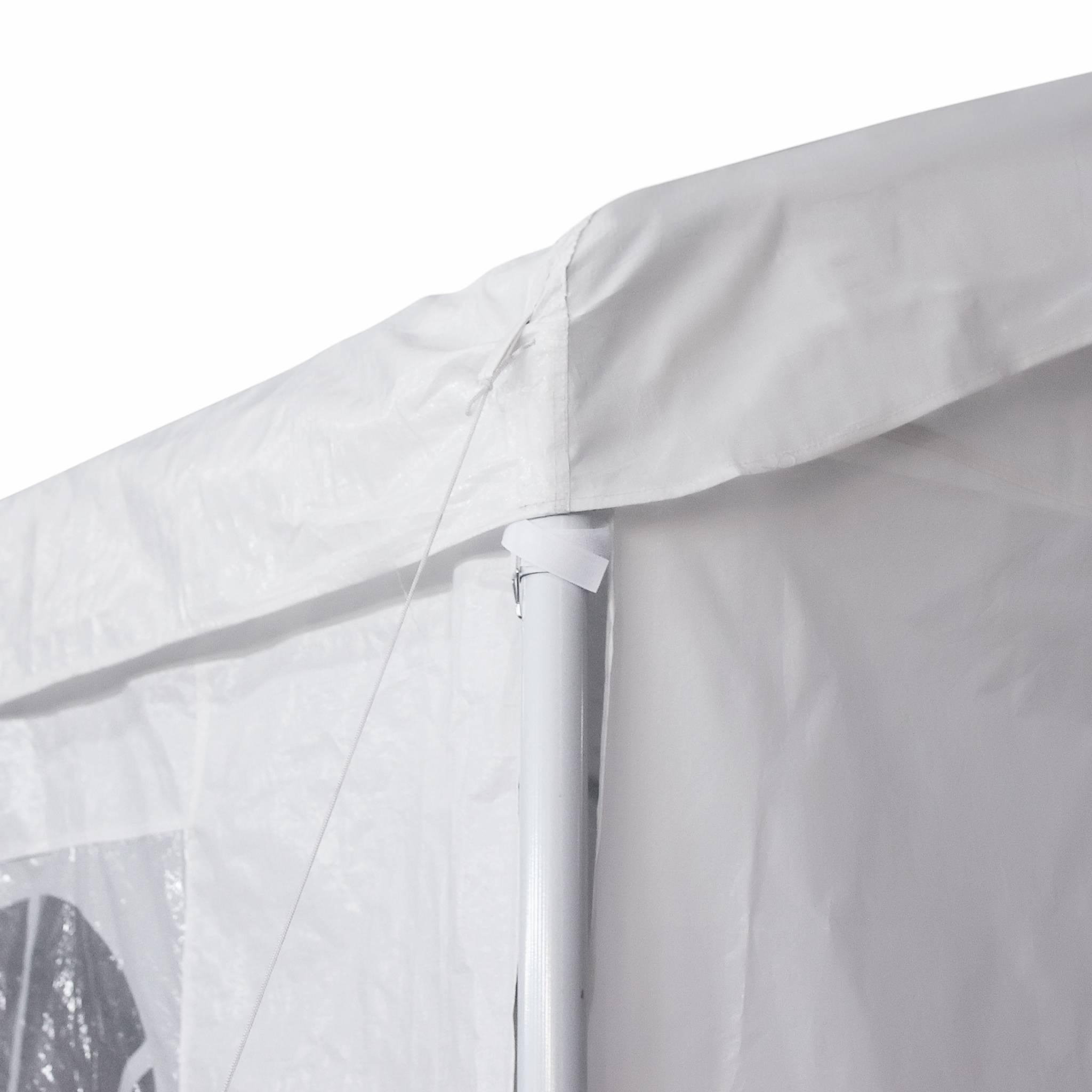 Voir la diapositive 6 : SWEEEK Tente de réception 6 x 12 m - Lutecia -  Blanc - tente de jardin idéale pour réception à utiliser comme pavillon.