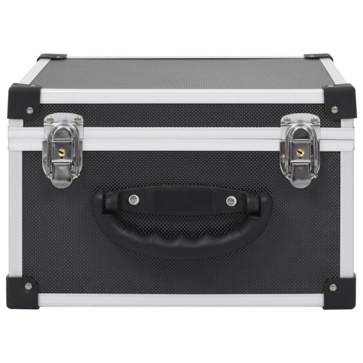 VIDAXL Étui de CD pour 40 CD Aluminium ABS Noir