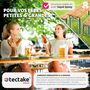 Voir la diapositive 5 : tectake Table de jardin pliante avec bancs marron