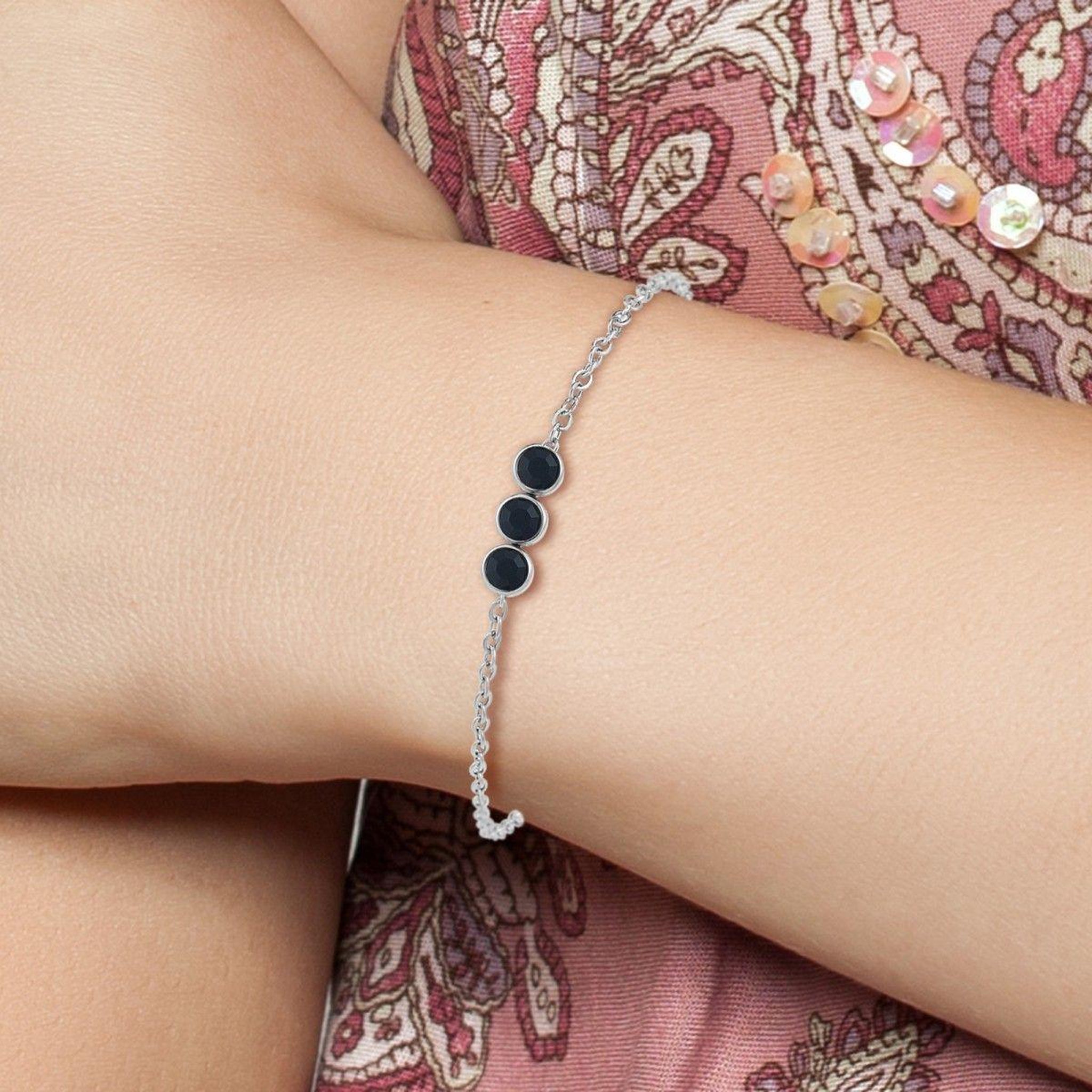 Voir la diapositive 2 : SC CRYSTAL Bracelet par SC Crystal orné de Cristaux scintillants