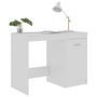Voir la diapositive 5 : VIDAXL Bureau Blanc brillant 100x50x76 cm Bois d'ingenierie