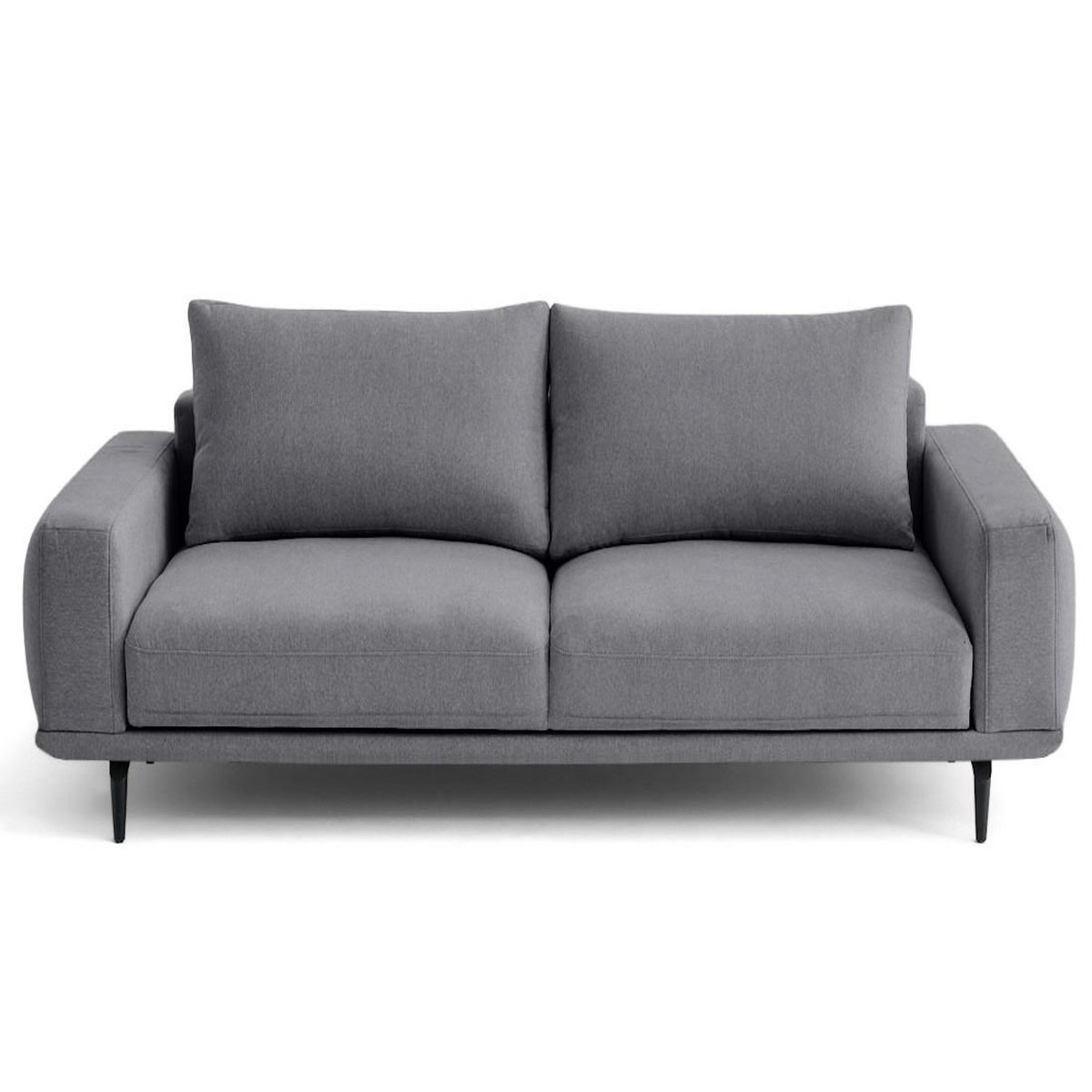 LISA DESIGN Vicence - canapé droit 3 places convertible en tissu