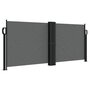 Voir la diapositive 2 : VIDAXL Auvent lateral retractable anthracite 100x600 cm