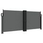 Voir la diapositive 2 : VIDAXL Auvent lateral retractable anthracite 100x600 cm