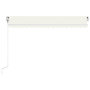 Voir la diapositive 3 : VIDAXL Auvent retractable automatique 450x300 cm Creme