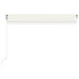 Voir la diapositive 3 : VIDAXL Auvent retractable automatique 450x300 cm Creme