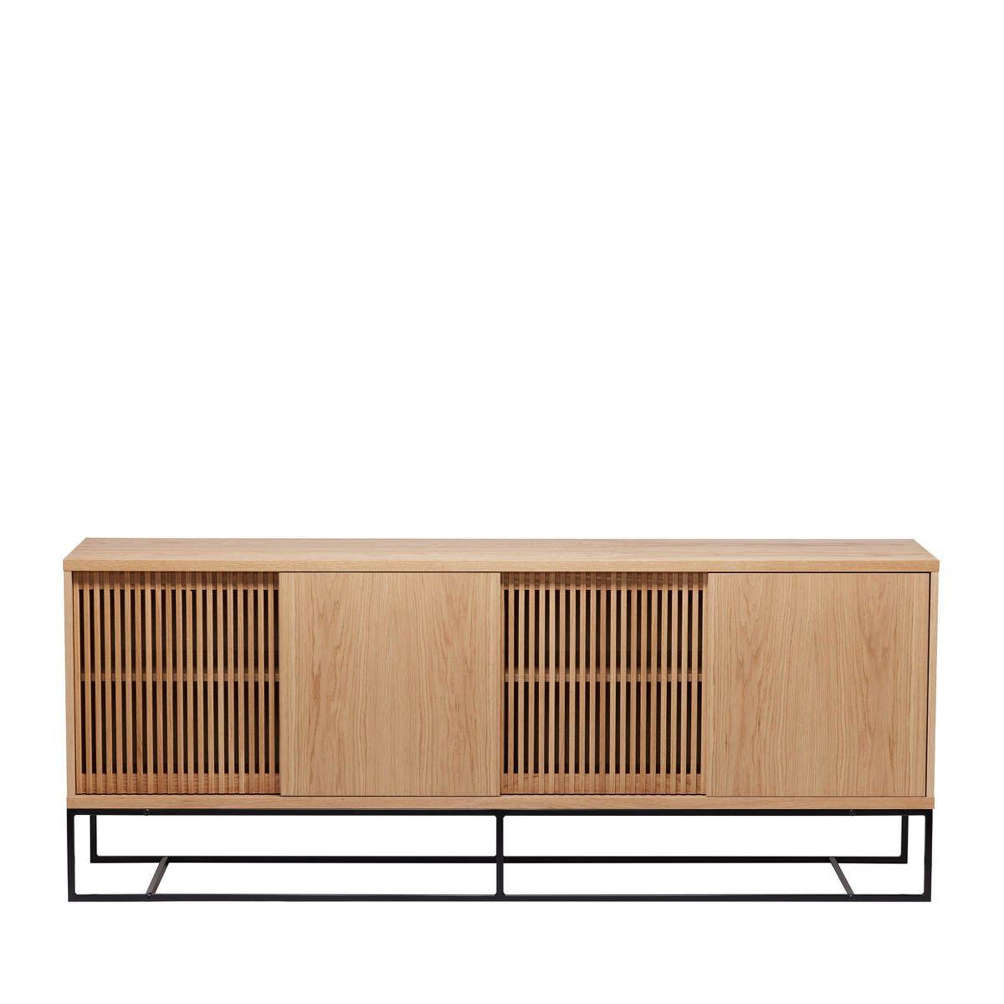 Voir la diapositive 2 : Paris Prix Buffet 4 portes coulissantes  ende  188cm chêne