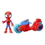 HASBRO Figurine Spider + Moto Spidey