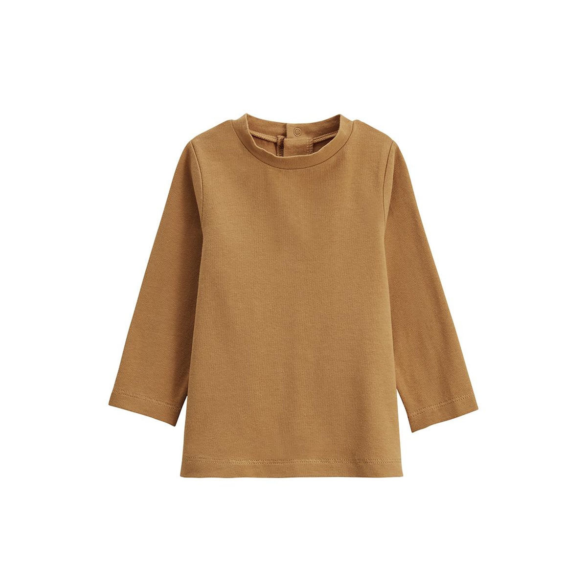 Petit Béguin Ensemble salopette bébé en molleton et t-shirt Lamascotte