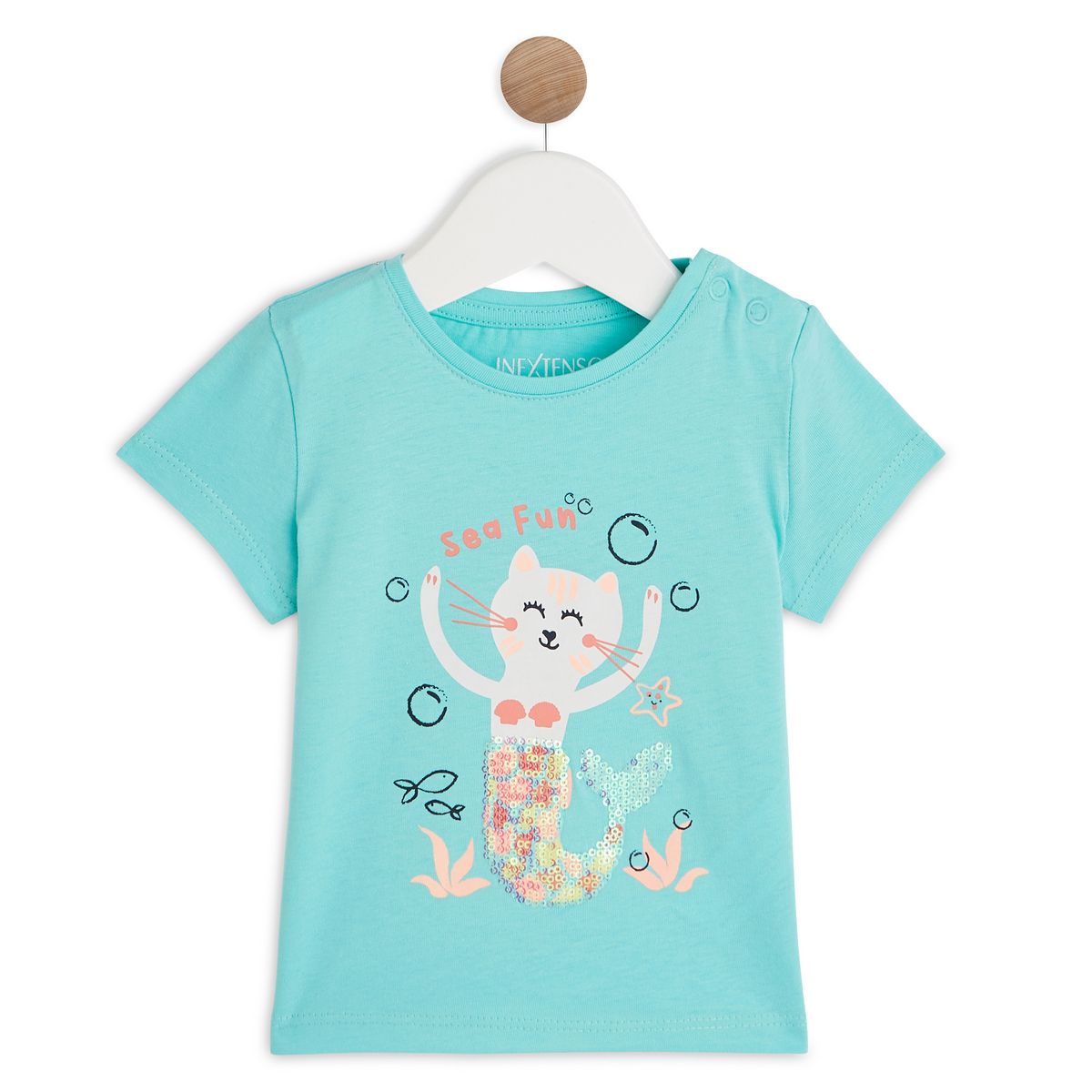 INEXTENSO T-shirt manches courtes bébé fille