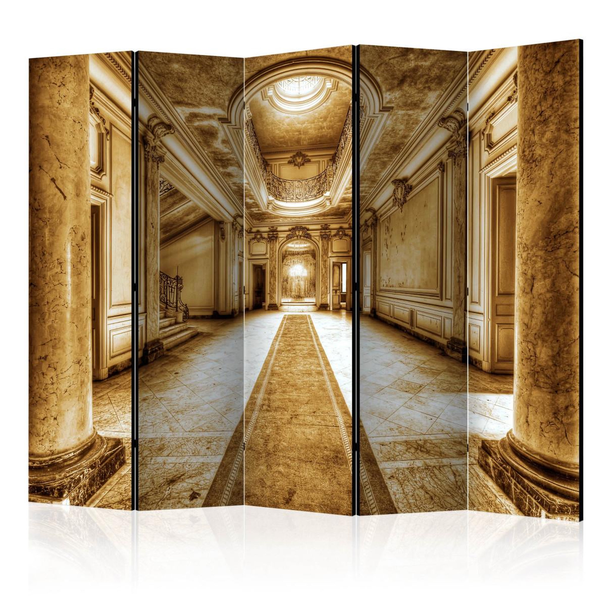 Paris Prix Paravent 5 volets  mystery marble sepia  172x225cm