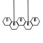 Voir la diapositive 1 : Paris Prix Lampe Suspension Design 5 Lampes  Queen B  80cm Noir