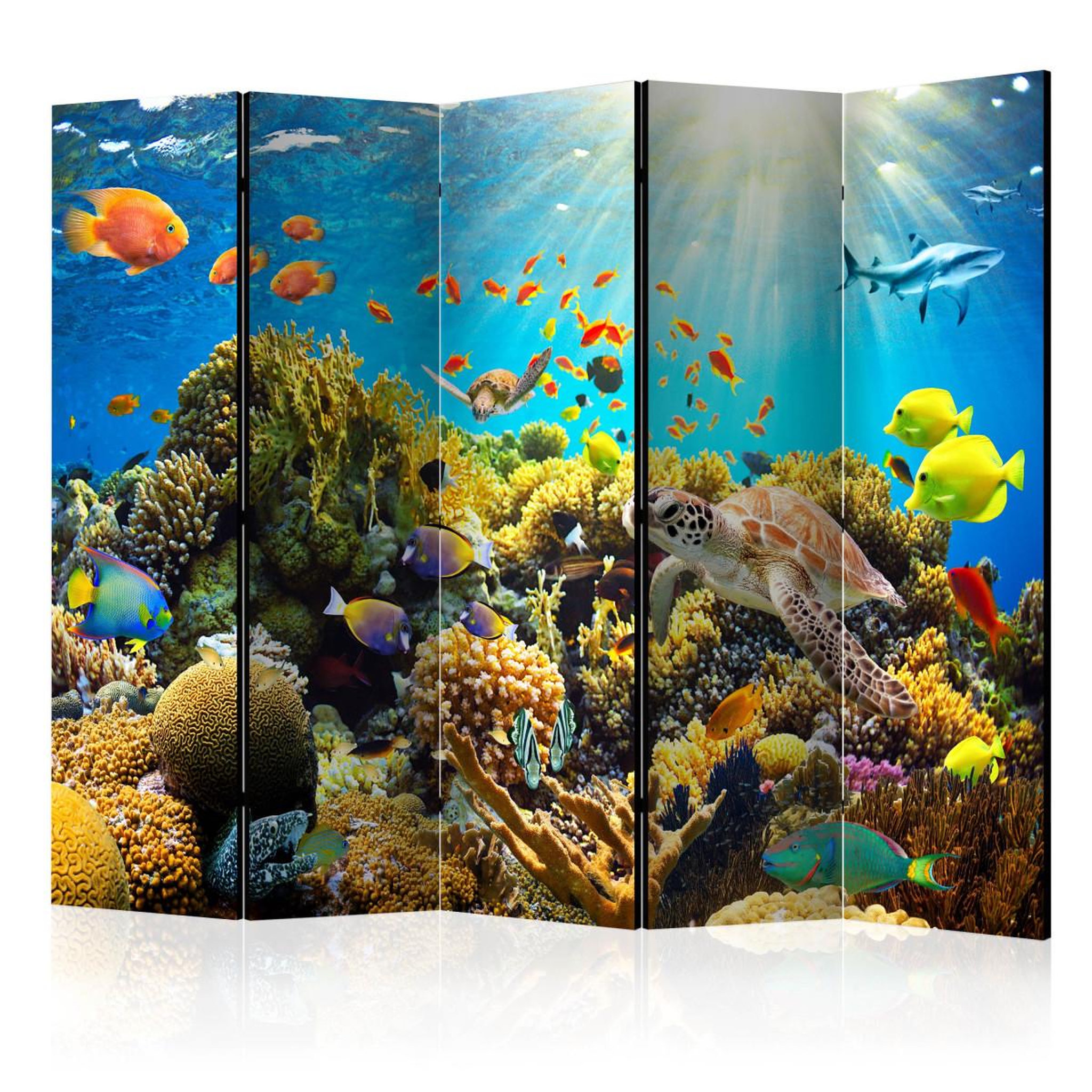 Paris Prix Paravent 5 volets  underwater land  172x225cm