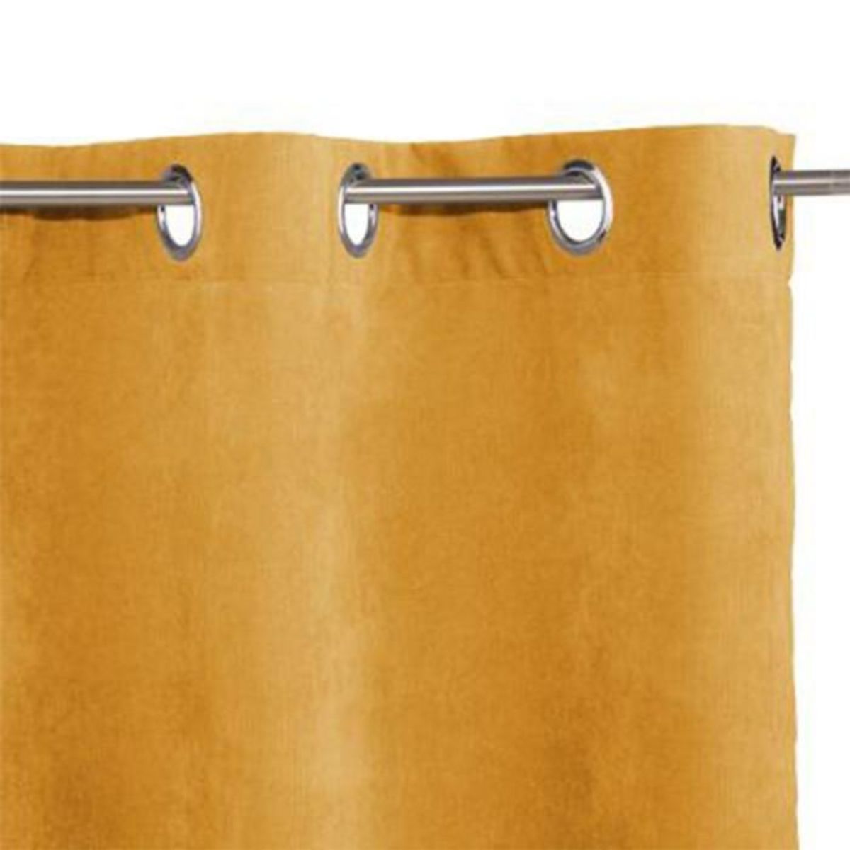 ATMOSPHERA Rideau à Œillets  Memories  140x260cm Ocre