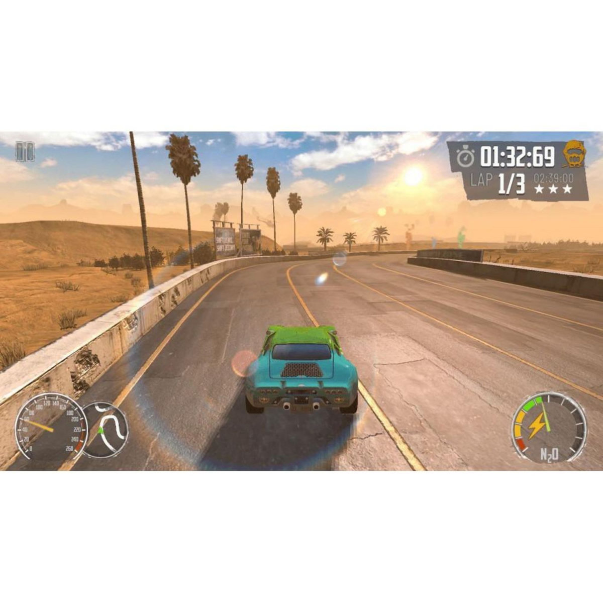 Just for games Turbo Booster Racing - Kit (volants + jeu) - Jeu Nintendo Switch - Code in a Box