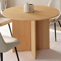 Voir la diapositive 4 : ID MARKET Table à manger extensible ovale MARTHE 4-8 personnes bois façon hêtre 110-150 cm