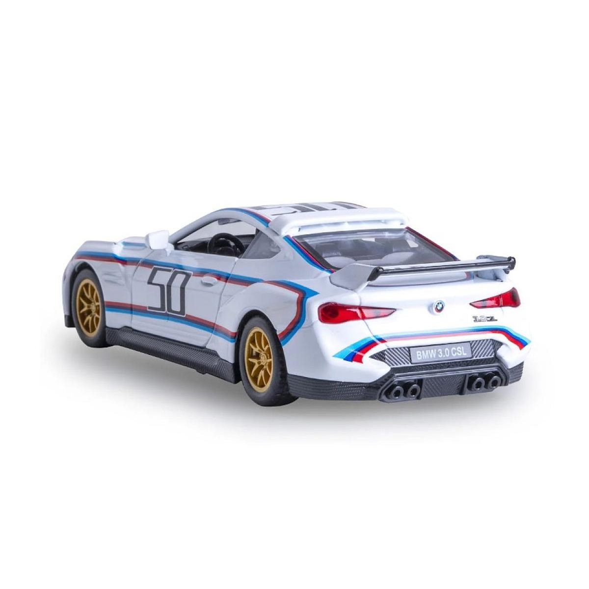 Jamara BMW 3.0 CSL miniature 1:42 blanche