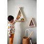 Voir la diapositive 2 : COMBELLE Lot de 2 étagères Tipi en Bois Brut - Mobilier Enfant Made in France