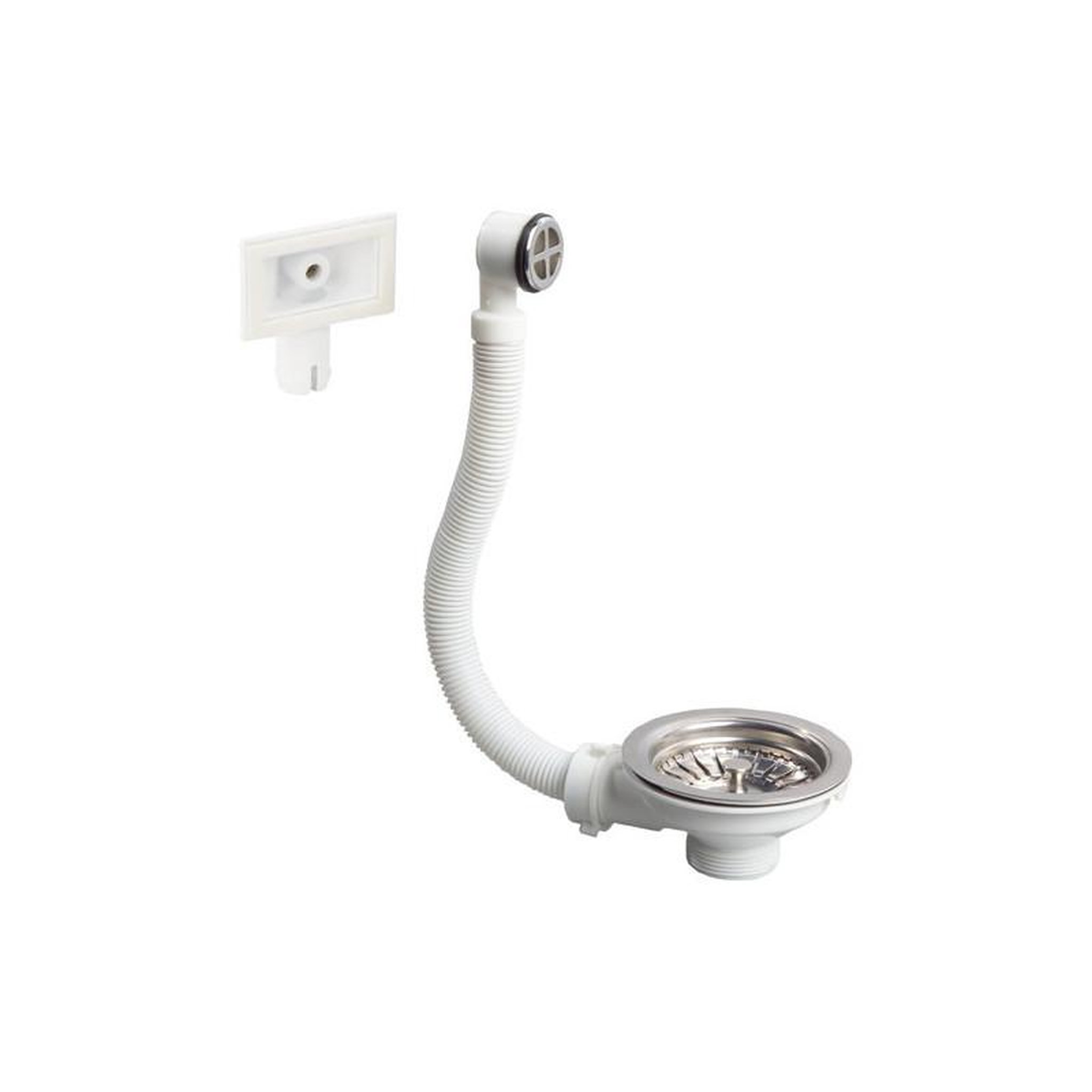 Wirquin BONDE EVIER PANIER INOX TROP PLEIN 90M WIRQUIN - 30723117