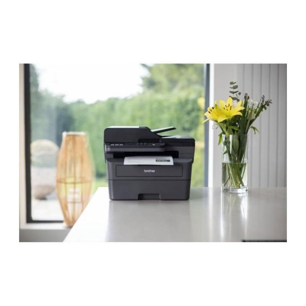 Brother Imprimante multifonction 4-en-1 laser monochrome - BROTHER - MFC-L2827DW - Ethernet et Wifi