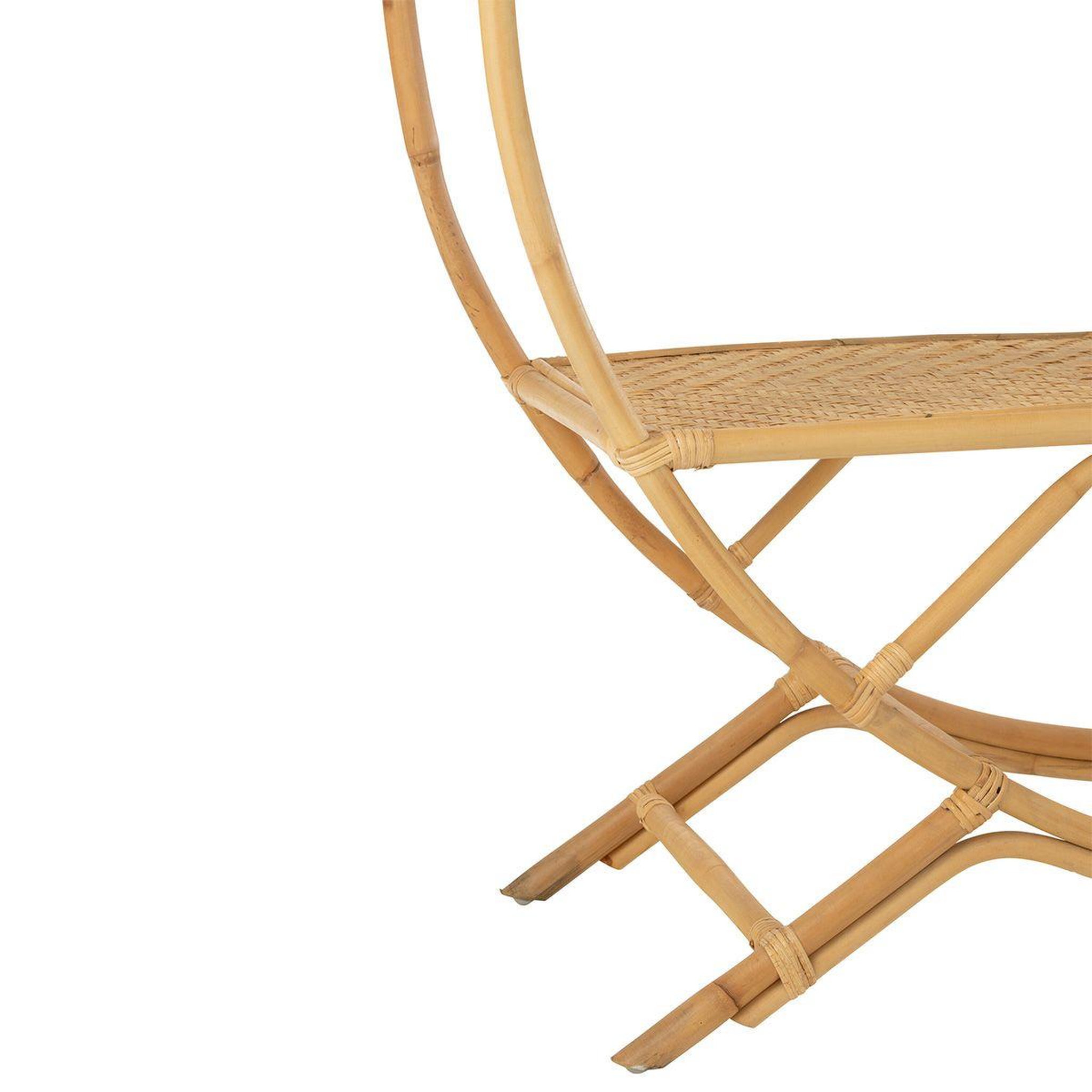 Voir la diapositive 6 : J-LINE Etagère design en rotin  nela  150cm naturel